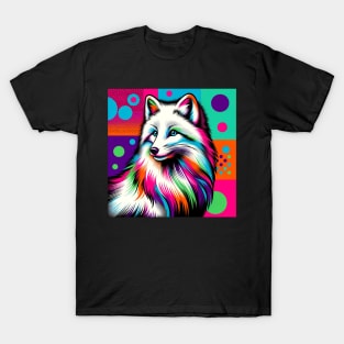 Arctic Fox Pop Art - Cool & Trendy Wildlife T-Shirt